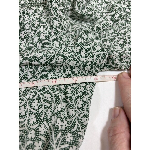 Veronica Beard Desio Mini Dress Green Cream Floral Print 2 - Picture 7 of 12